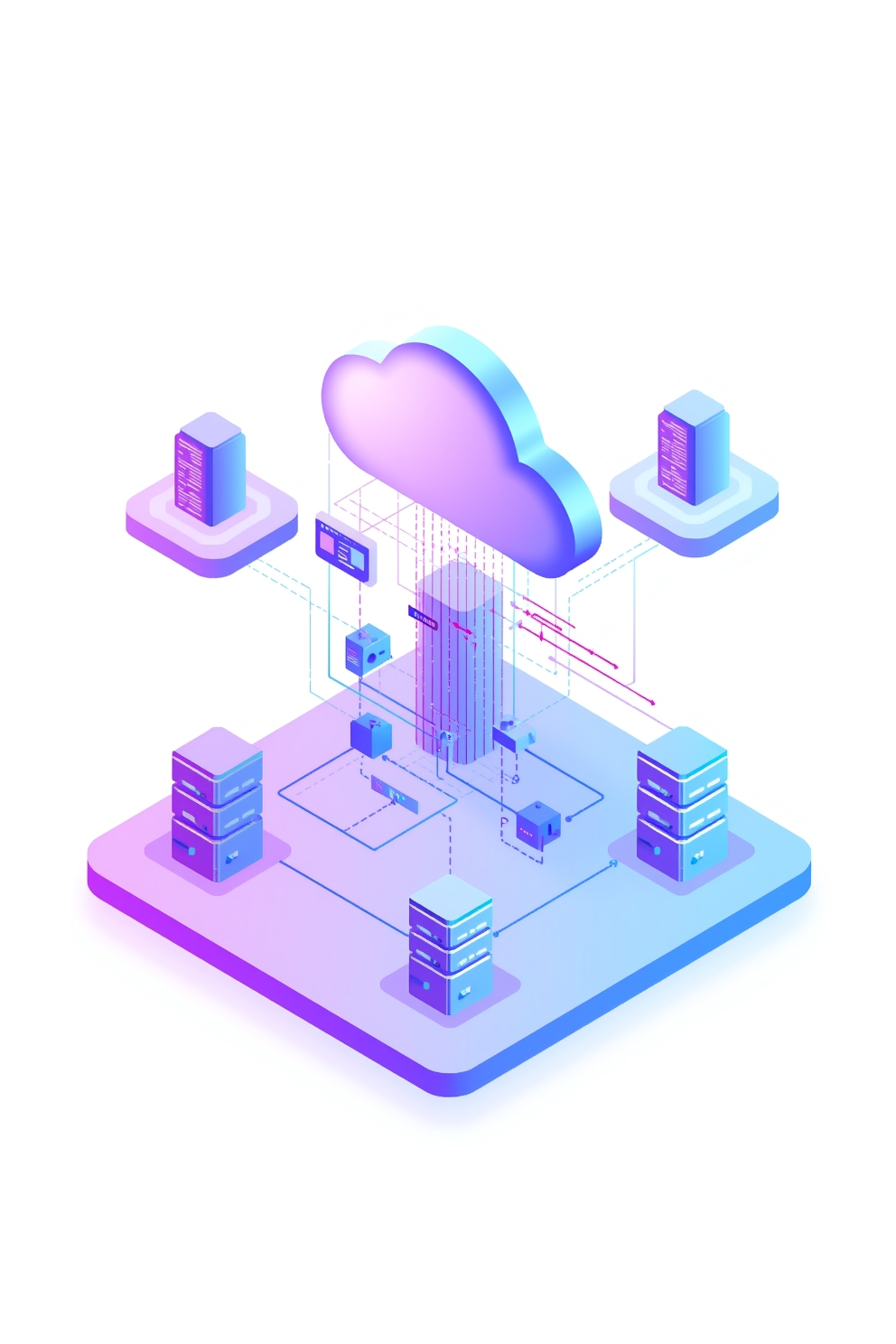 Concepto de migración de datos y sistemas a la nube