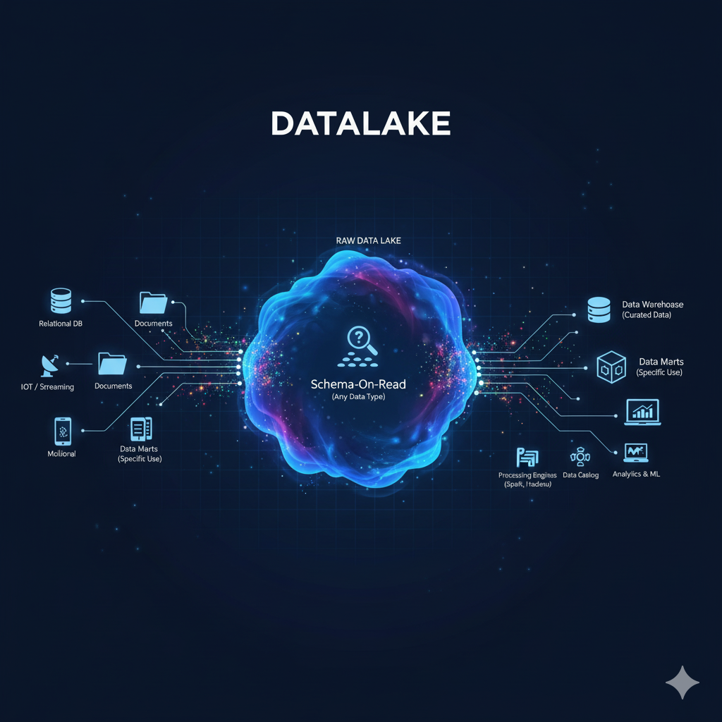 Ilustración de un Datalake